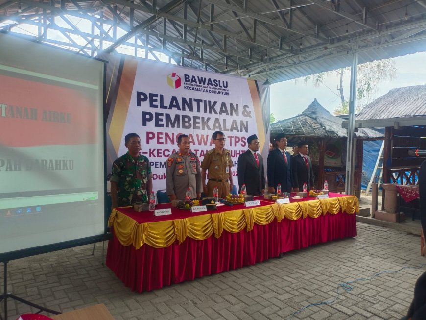 Bati Tuud Koramil Dukuhturi Hadiri Pelantikan Pengawas TPS Pilkada Serentak 2024