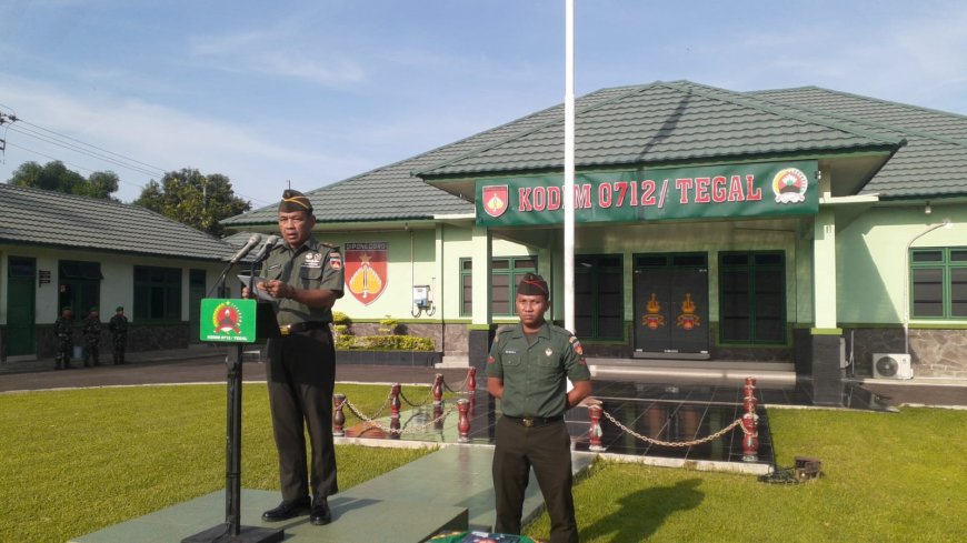 Kodim 0712 Tegal Gelar Upacara 18 November 2024
