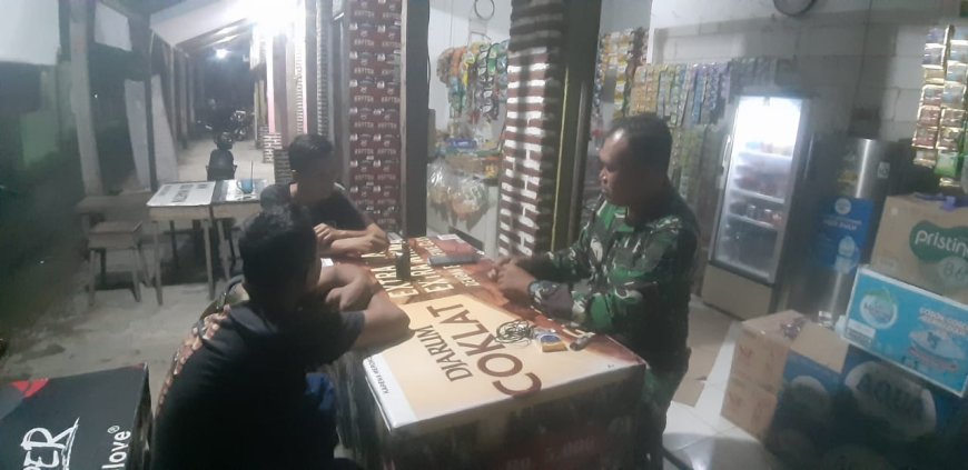 Antusias Warga Dengerin Komsos Pak Babinsa