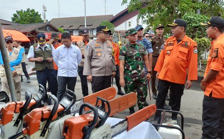 Forkopimda Kota Tegal Cek Kesiapan  Penanggulangan Bencana