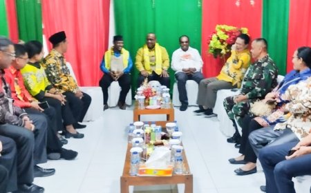 Pabung Kabupaten Keerom Hadiri Penutupan Pesparawi Ke - XIV Se-Tanah Papua