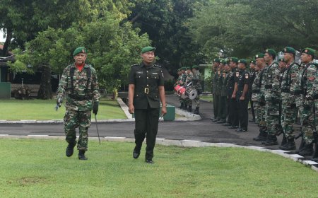 Kodim 0712 Tegal Gelar Upacara Peringatan Hari Juang TNI AD Tahun 2024