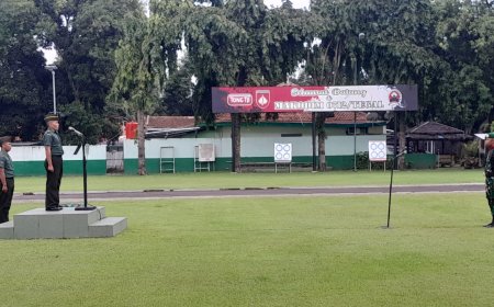 Pabung Kodim 0712 Tegal Pimpin Upacara Bendera 17 Desember 2024