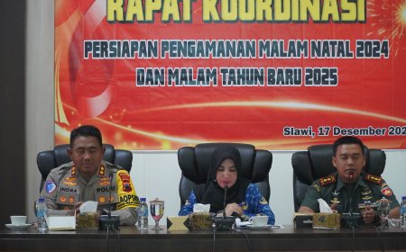 Dandim 0712 Tegal Hadiri Rakor Persiapan Pengamanan Nataru