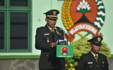 Kasdim 0712 Tegal Pimpin Upacara Peringatan Hari Bela Negara Tahun 2024