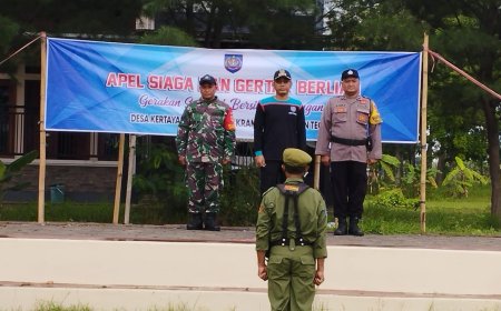 Apel Siaga Gerakan Serentak Bersih Lingkungan Desa Kertayasa