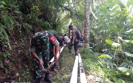 Kolaborasi TNI dan Dinas Pertanian Banjarnegara Tingkatkan Akses Air untuk Pertanian Desa