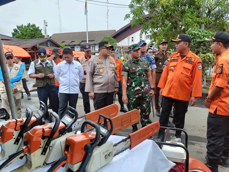 Forkopimda Kota Tegal Cek Kesiapan  Penanggulangan Bencana