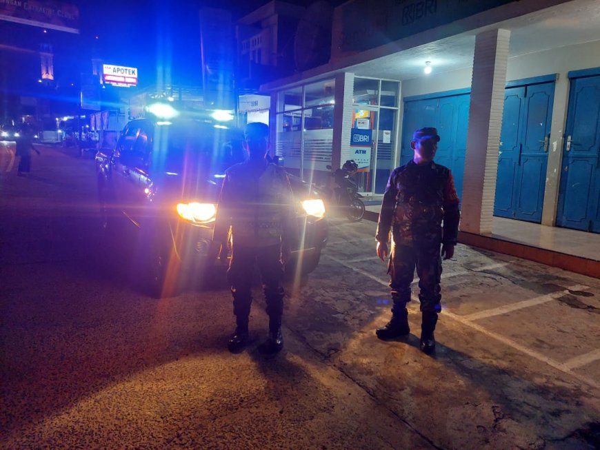 Patroli Obyek Vital Sinergitas Koramil dan Polsek Jatinegara, Ciptakan Situasi Kamtibmas Yang Aman dan Kondusif