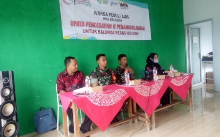 Babinsa Serda Kunito Hadiri Penyuluhan Cegah Dan Penanggulangan Penyakit AIDS