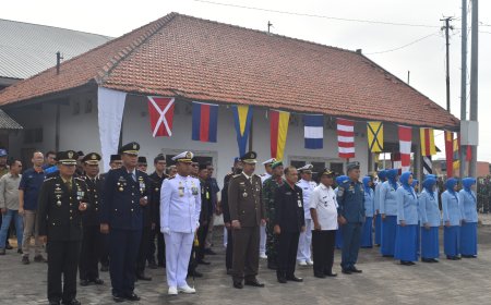 Dandim Tegal Hadiri Upacara Tabur Bunga di Laut Peringatan Hari Dharma Samudera Tahun 2025