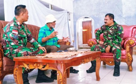 Kompak untuk Kemajuan Wadanramil dan Ondofolo Kampung Sereh Berkolaborasi