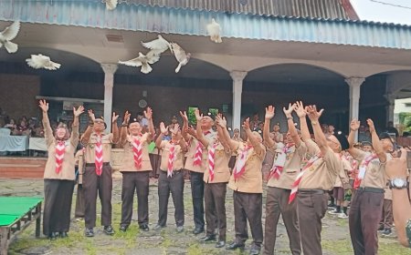 Danramil Bumijawa Hadiri Pembukaan Pesta Siaga Kwartir Ranting Bumijawa