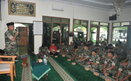 Tingkatkan Iman Dan Taqwa, Kodim Tegal Gelar Peringatan Isra Mi'raj