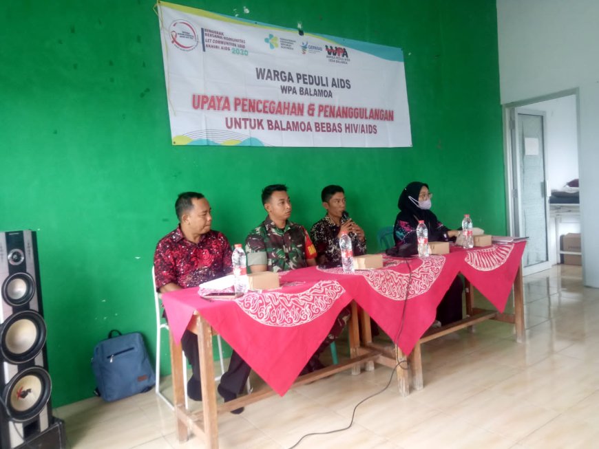 Babinsa Serda Kunito Hadiri Penyuluhan Cegah Dan Penanggulangan Penyakit AIDS