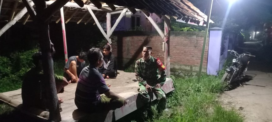 Pos Ronda Merupakan Sarana Babinsa Suradadi Untuk Komsos