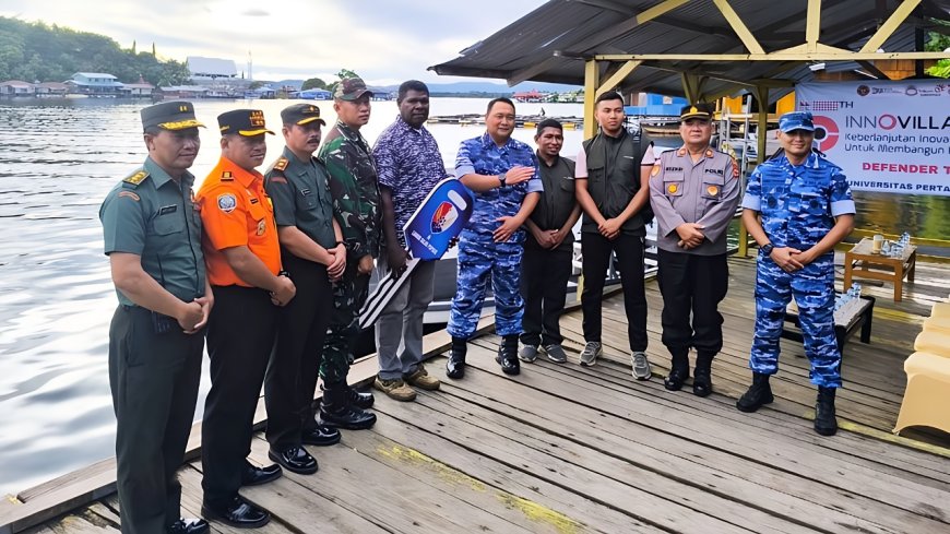 Kapal Inovasi Sarana Transportasi dan Pendidikan Baru Danramil Sentani Berharap Dapat Mengatasi Kesulitan Rakyat