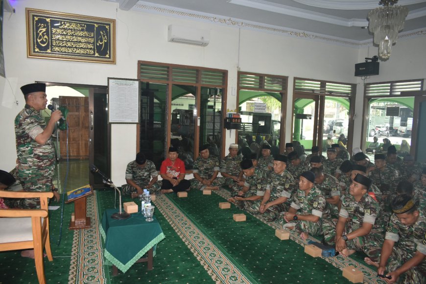 Tingkatkan Iman Dan Taqwa, Kodim Tegal Gelar Peringatan Isra Mi'raj