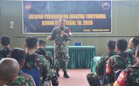 Kodim Tegal Gelar Latihan Perorangan Dasar