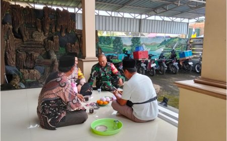 Bangun Keakraban, Pelda Samsudin Sambangi Warga Binaan