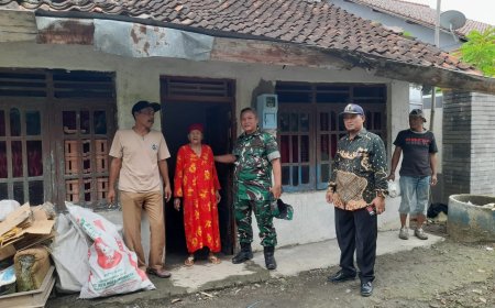 Inilah Rumah Jarwi Yang Akan Dibongkar Satgas TMMD Reguler 123 Kodim Tegal