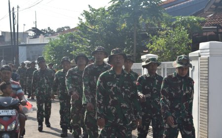 Penilaian Siap Jasmani Militer, Kodim 0712 Tegal Laksanakan Hanmars 10 Km
