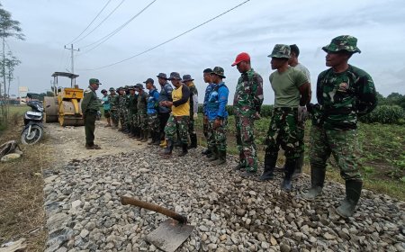 Apel Pagi Di Hari Pertama TMMD Reguler Ke – 123 Kodim 0712 Tegal