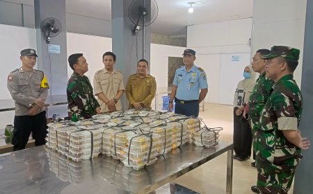 Dandim 0712 Tegal Pantau Kesiapan Dapur Sehat