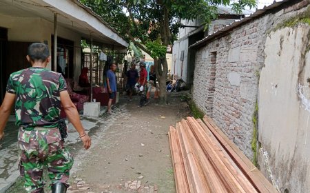 Kesedian Material Di TMMD Kodim Tegal Terus Dimaksimalkan