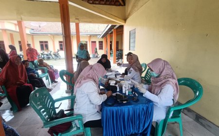 Satgas TMMD 123 Kodim Tegal Gelar Penyuluhan KB Kesehatan