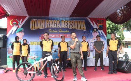 TNI-Polri-Kejaksaan Banjarnegara Perkuat Sinergi melalui Apel Olahraga Bersama