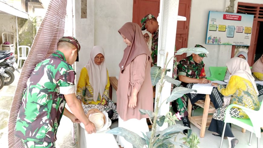 Koramil 02 Klampok Dukung Program Pencegahan Stunting dibanjarnegara