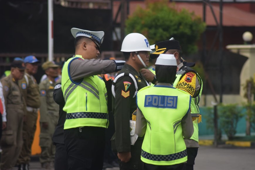 Kasdim Tegal Hadiri Apel Gelar Pasukan Operasi Keselamatan Candi 2025