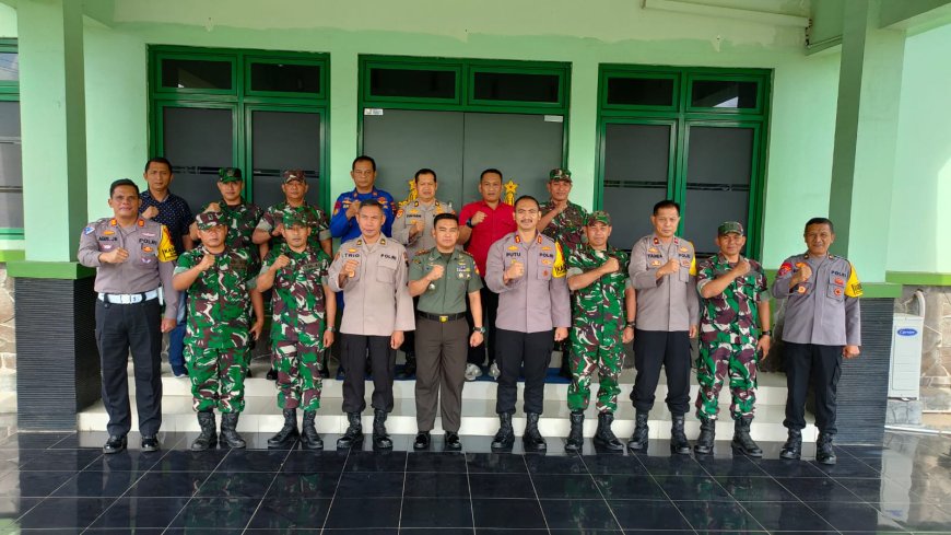 Perkuat Sinergitas, Dandim Tegal Terima Kunjungan Kapolres Tegal Kota
