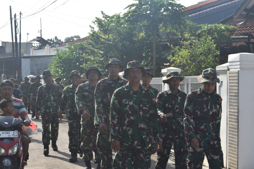 Penilaian Siap Jasmani Militer, Kodim 0712 Tegal Laksanakan Hanmars 10 Km