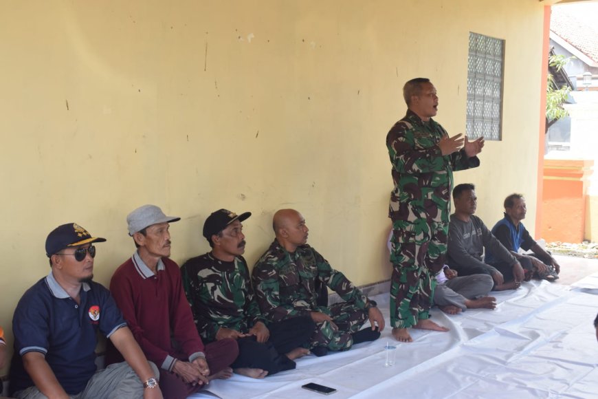 Pastier Kodim Tegal Apresiasi Antusias Gotong Royong Warga Kesadikan Jelang Dibukanya TMMD