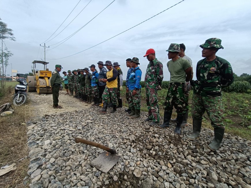Apel Pagi Di Hari Pertama TMMD Reguler Ke – 123 Kodim 0712 Tegal