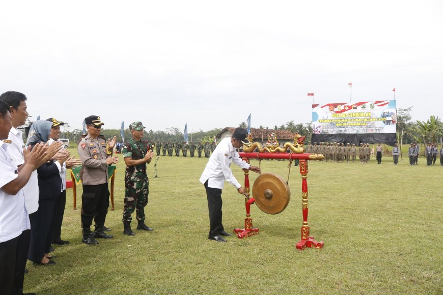 TMMD Sengkuyung Tahap I 2025 Resmi Dibuka Wujudkan Pemerataan Pembangunan Di Wilayah
