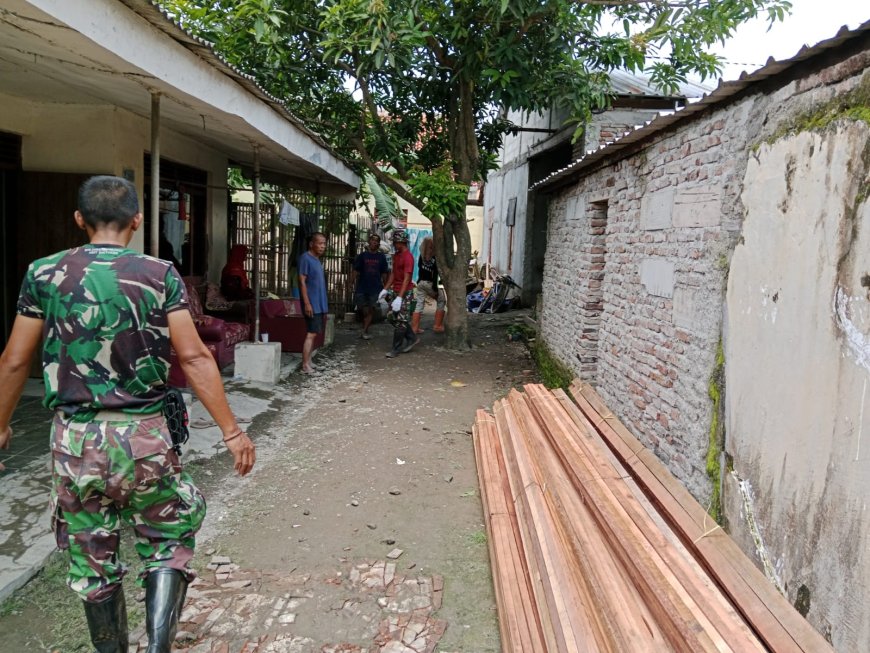 Kesedian Material Di TMMD Kodim Tegal Terus Dimaksimalkan