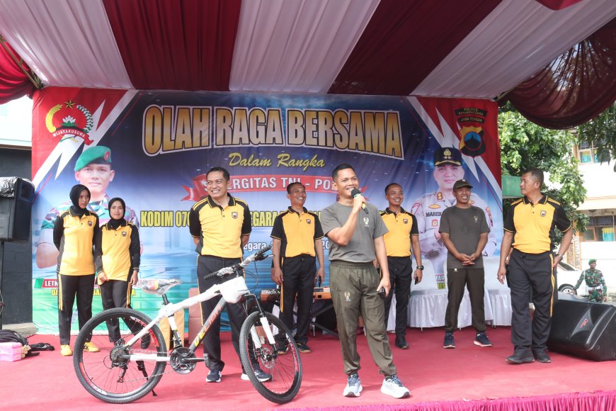 TNI-Polri-Kejaksaan Banjarnegara Perkuat Sinergi melalui Apel Olahraga Bersama