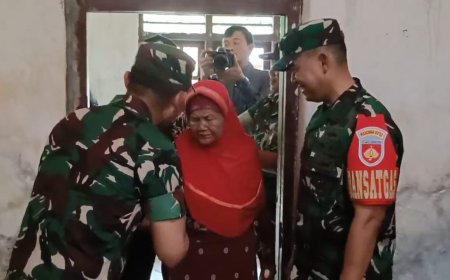 Tim Wasev Kunjungi Proses Pembangunan RTLH Seorang Nenek Di Desa Kesadikan