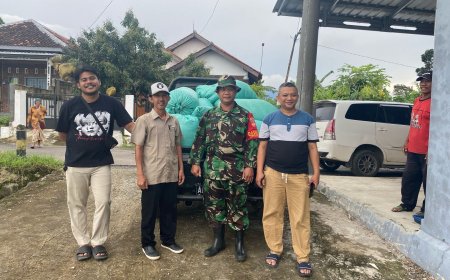 Babinsa Koramil Balapulang Dampingi Bulog Serap Gabah Milik Petani