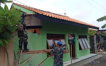 Rumah Milik Ibu Jarwi Sudah Hampir Selesai