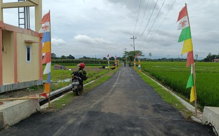 Pekerjaan Pengaspalan Jalan Di Desa Kesadikan Sudah Selesai 100 Persen