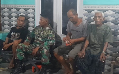 Babinsa Sertu Kadir Laksanakan Pembinaan Kepada Warga Desa Kabunan