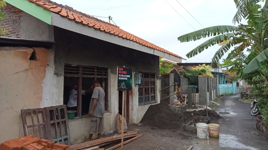 Satgas TMMD Kodim 0712/Tegal Kebut Pengerjaan Rehab RLTH