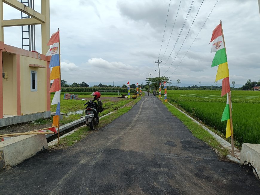 Pekerjaan Pengaspalan Jalan Di Desa Kesadikan Sudah Selesai 100 Persen