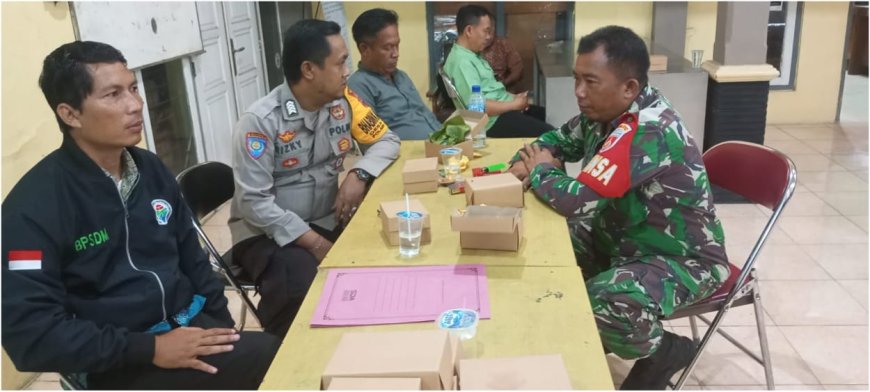 Patroli Sinergitas Babinsa Koramil Lebaksiu dan Bhabinkamtibmas