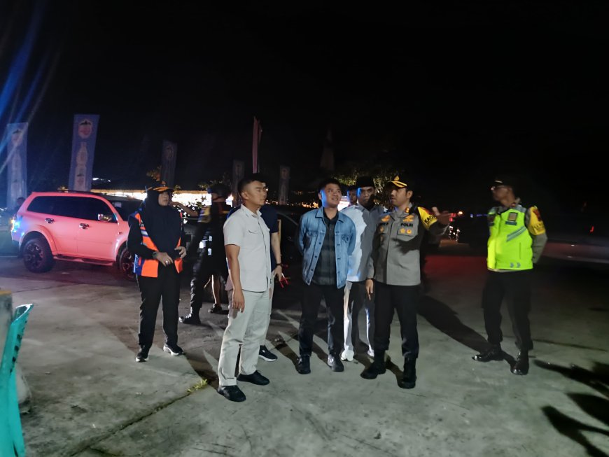 Dandim Bersama Bupati Tegal Monitoring Posko Siaga Pengamanan Hari Raya Idul Fitri 1446 H