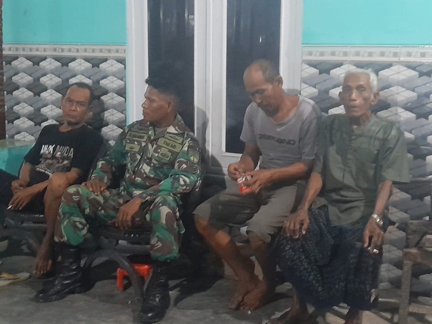 Babinsa Sertu Kadir Laksanakan Pembinaan Kepada Warga Desa Kabunan